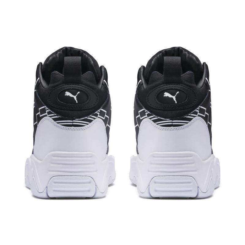 puma包裹370223直邮美国拼接透气平底高帮球鞋篮球鞋