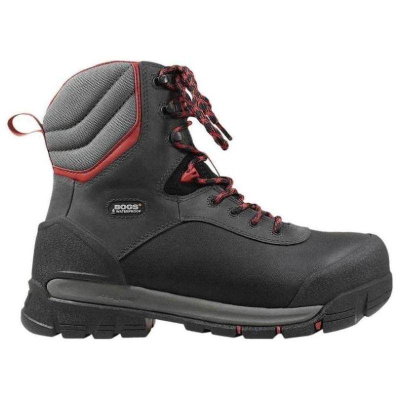 bogs男靴子短靴户外工作靴系带短靴bedrock真皮防水直邮s846524