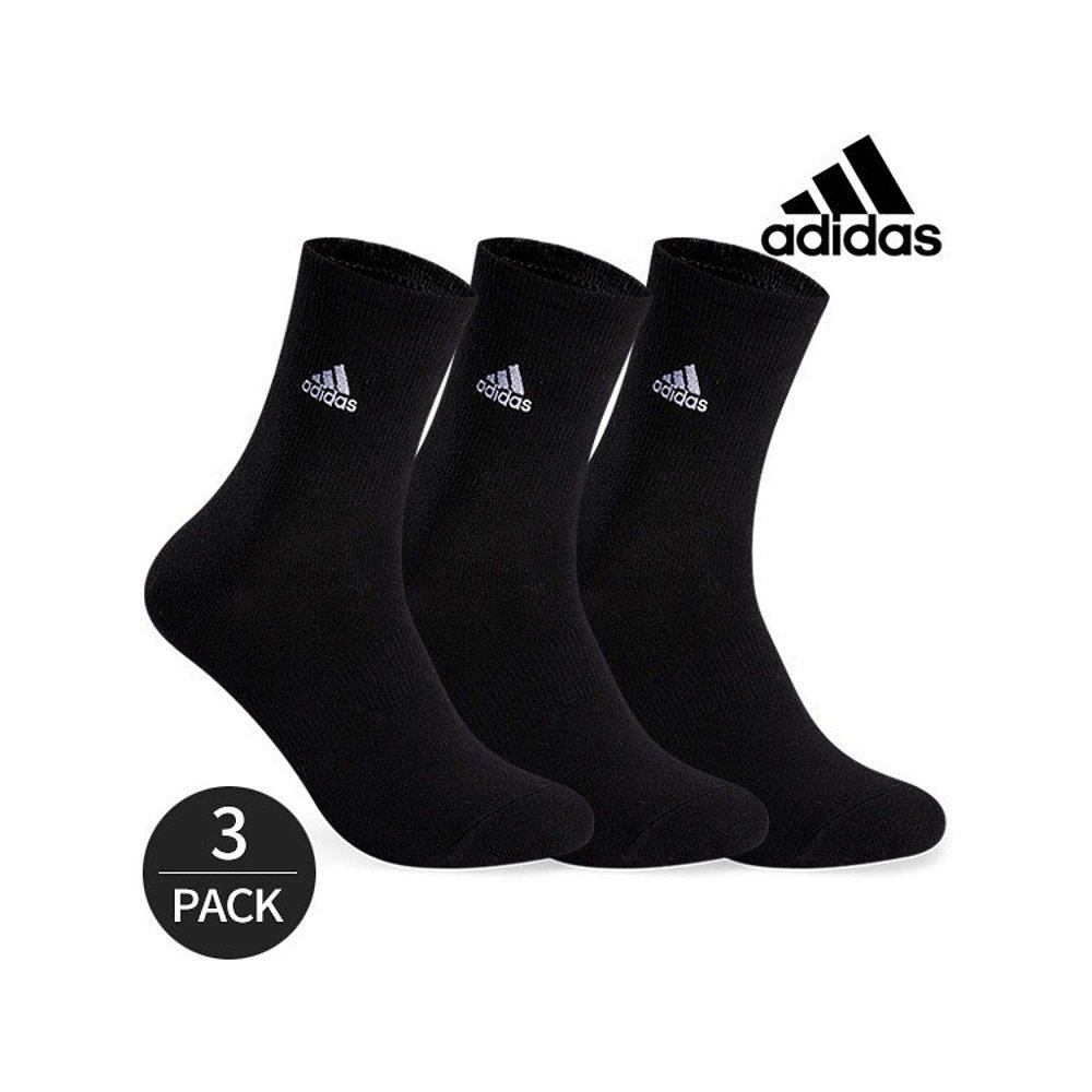 韩国直邮adidas儿童袜子16岁阿迪达斯男士简约纯色儿童袜子016岁