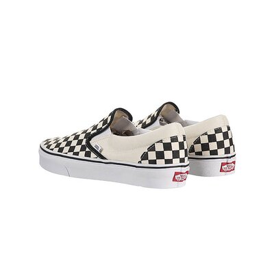 范斯vans万斯黑白棋盘格脚蹬slipon经典低帮布鞋运动休闲鞋