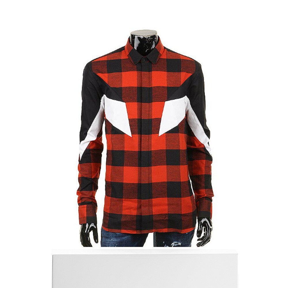 韩国直邮neilbarrettnilbaret男性方格衬衫pbcm746cf0衬衫