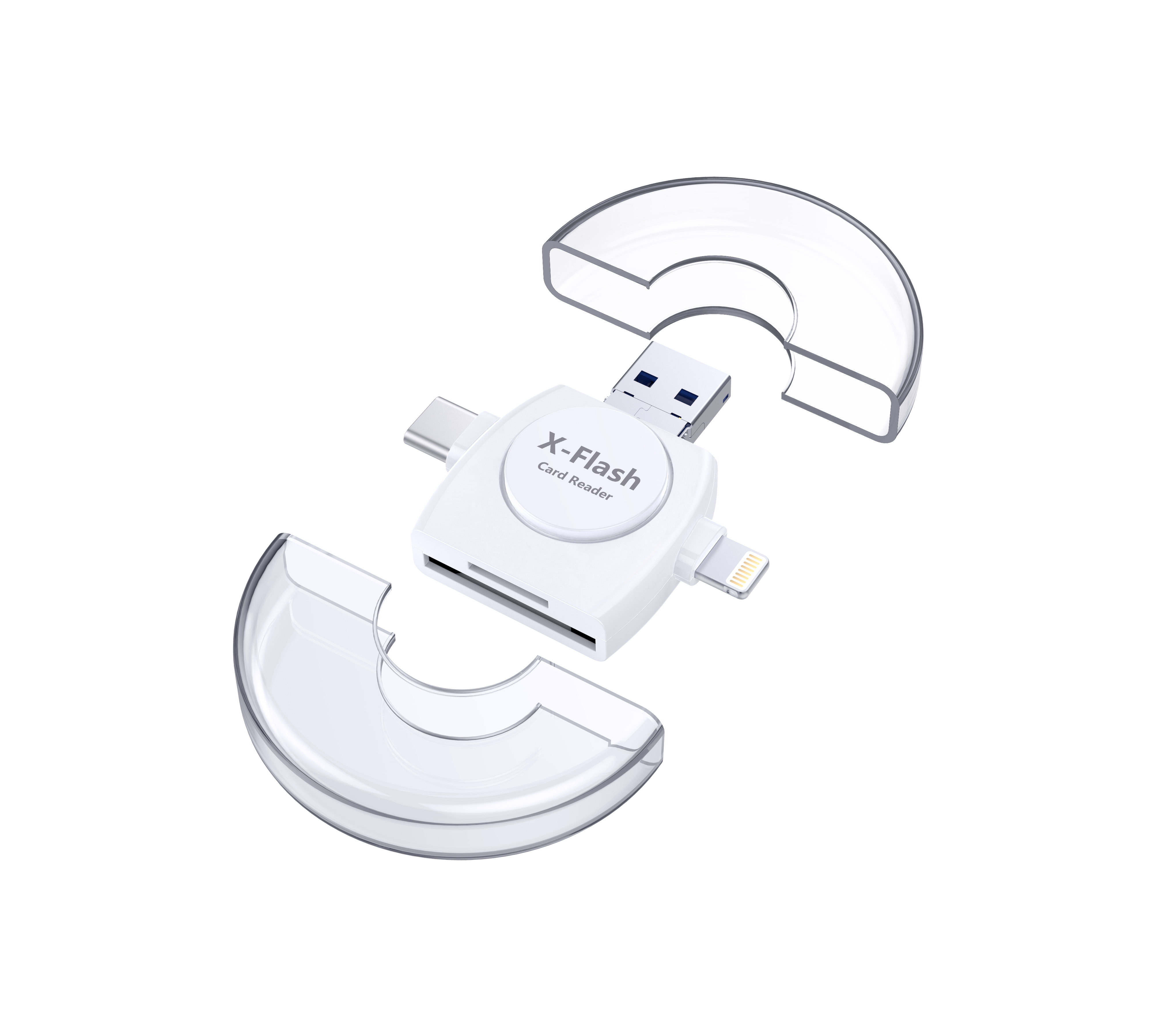 手机读卡器插卡苹果通用无人机sd相机tf小型读卡器