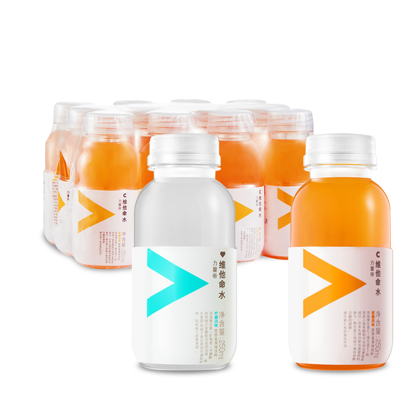 农夫山泉维他命柑橘柠檬24瓶迷你瓶装维生素功能果味功能饮料