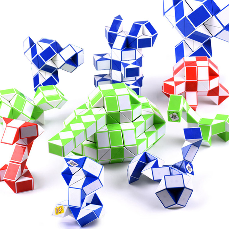 百变魔王魔尺幼儿园初学24节72段儿童早教益智玩具魔齿魔方