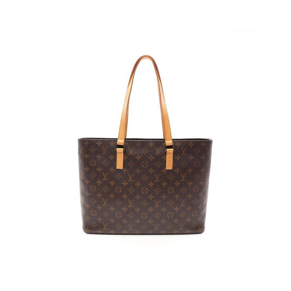 日本直邮中古lv路易威登luco老花肩包托特r0088托特包