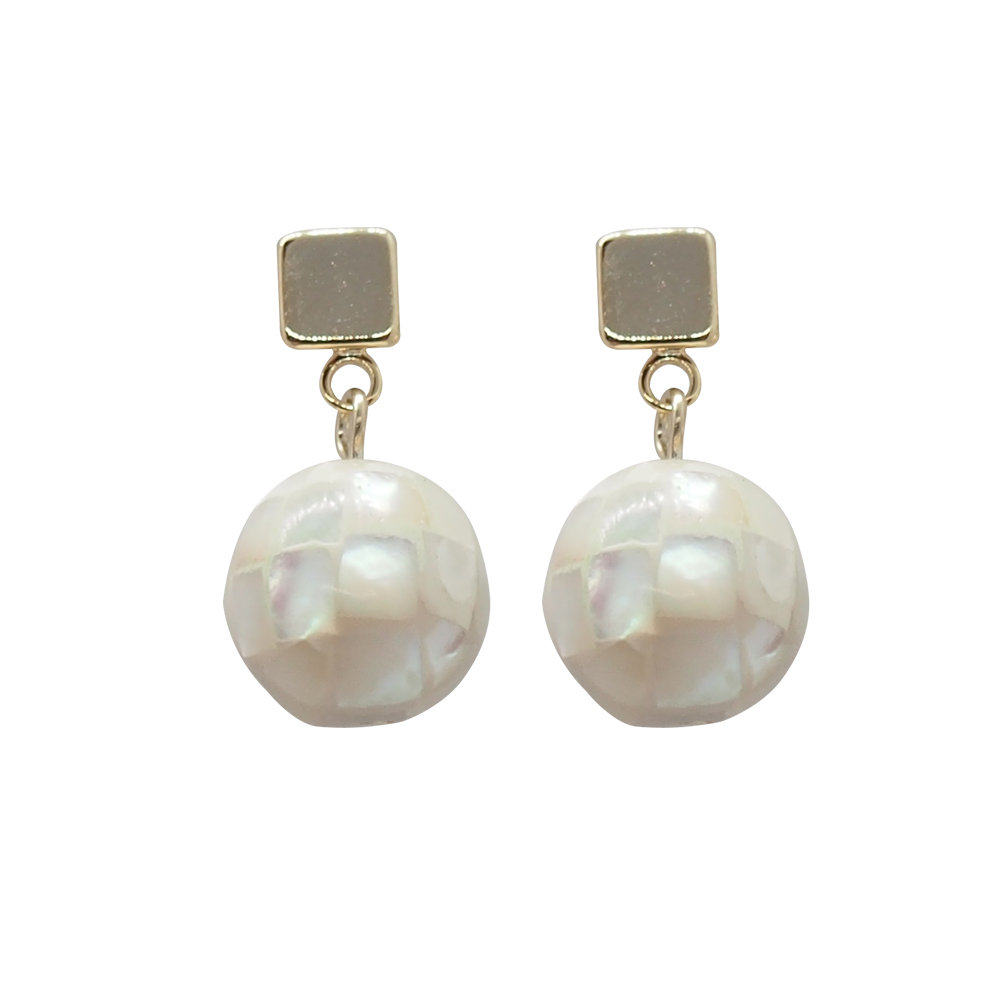 日本直邮milleblanc迷你可爱简约不规则个性气质饰品耳环