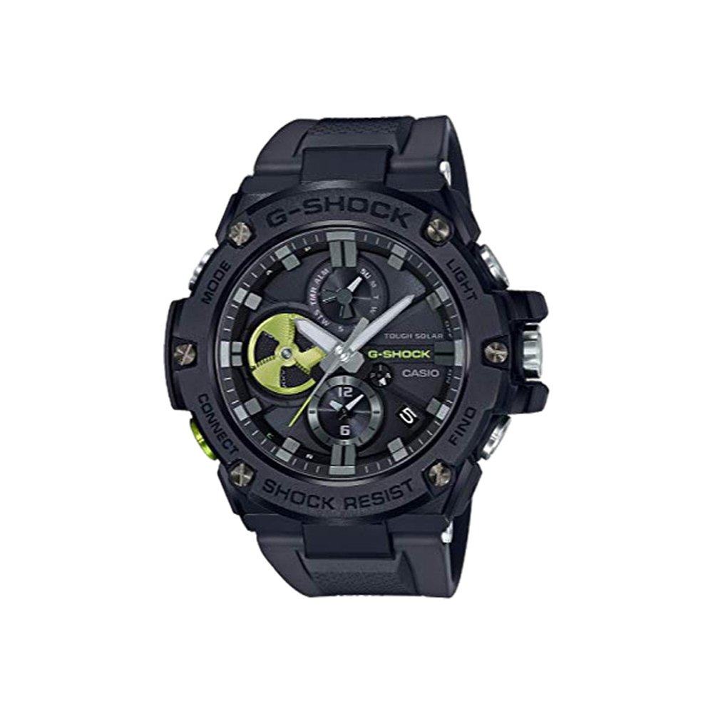 日本直购casio卡西欧男士黑色经典表盘手表gst-b100b-1a3jf日韩腕表