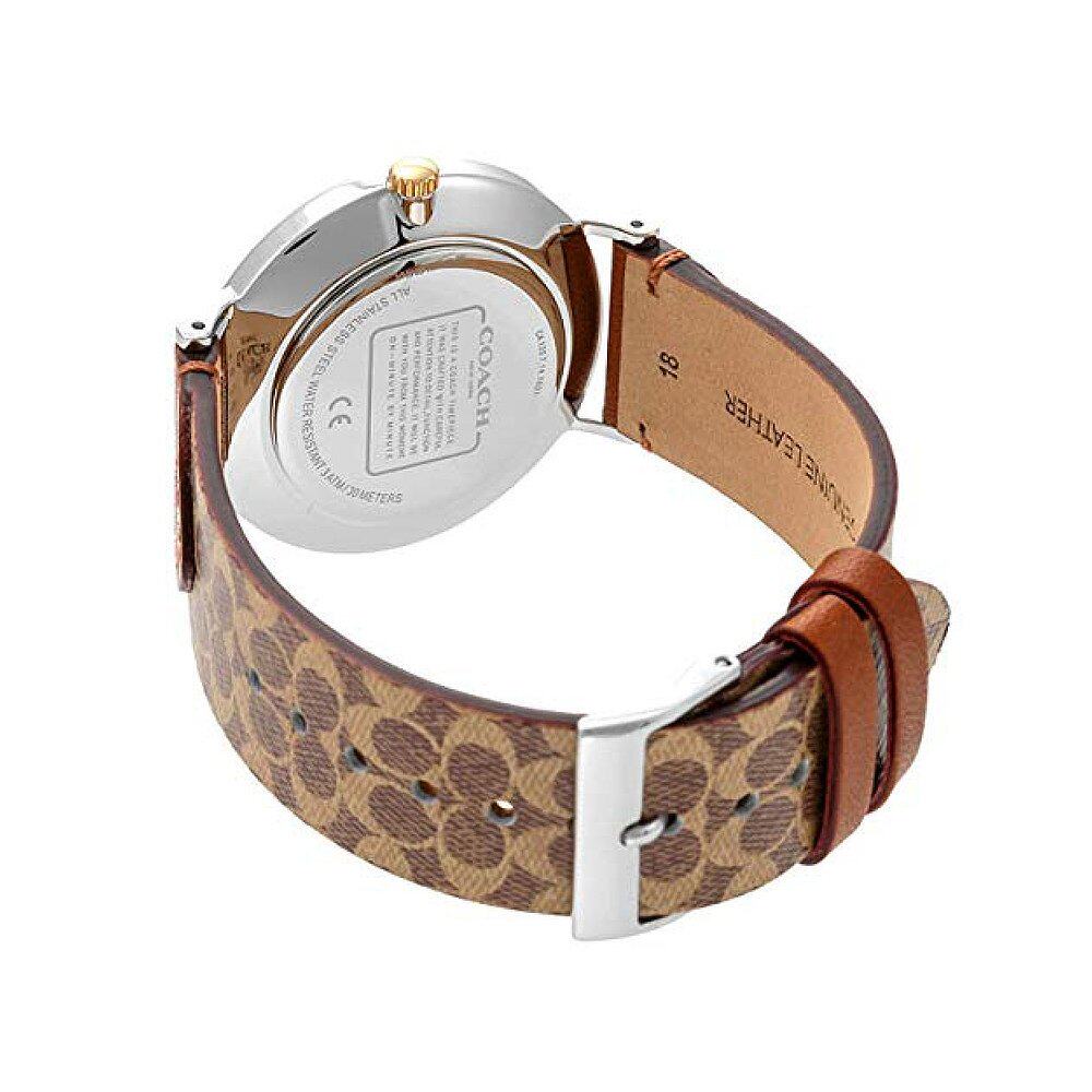 日本直邮蔻驰coach手表佩里毫米皮带棕色14503121女士日韩腕表