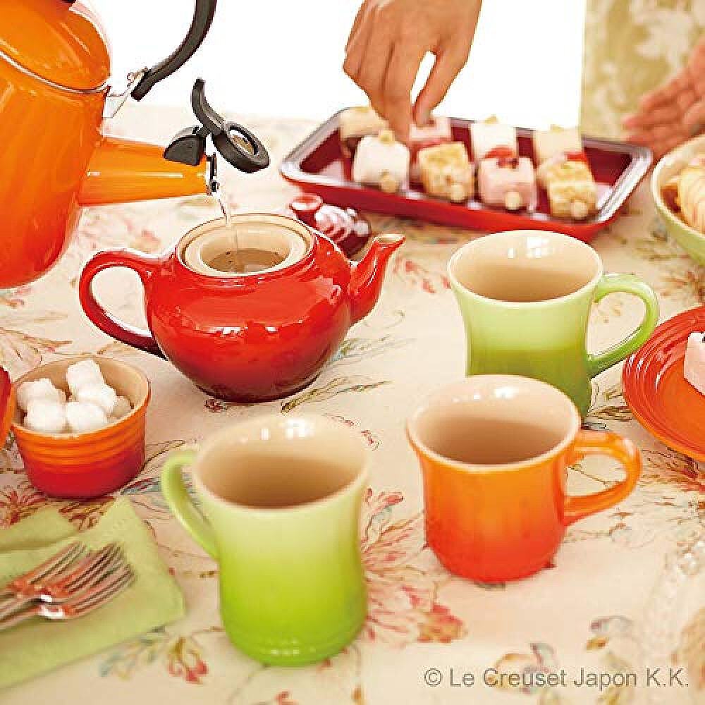 日本直邮lecreuset马克小号毫升樱桃红耐热性耐马克杯