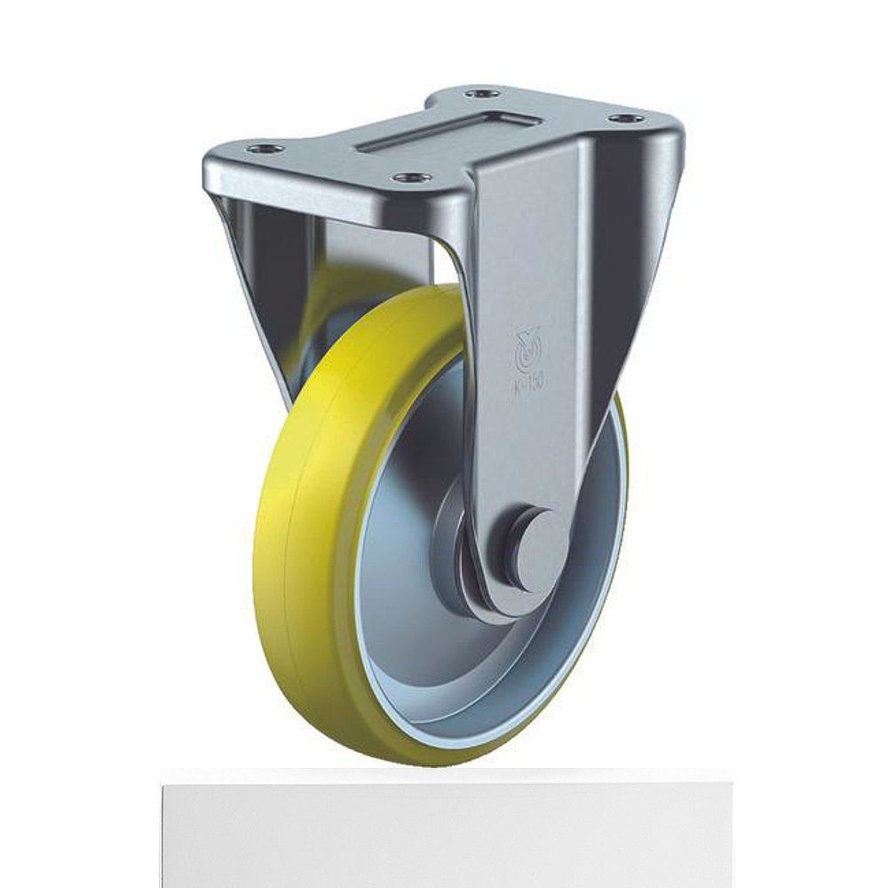 日本直邮trusco专用固定脚轮帯电防止urethan橡胶百叶轮