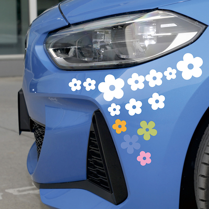 汽车贴纸划痕遮挡贴图卡通创意个性车门贴画车身机汽车装饰贴