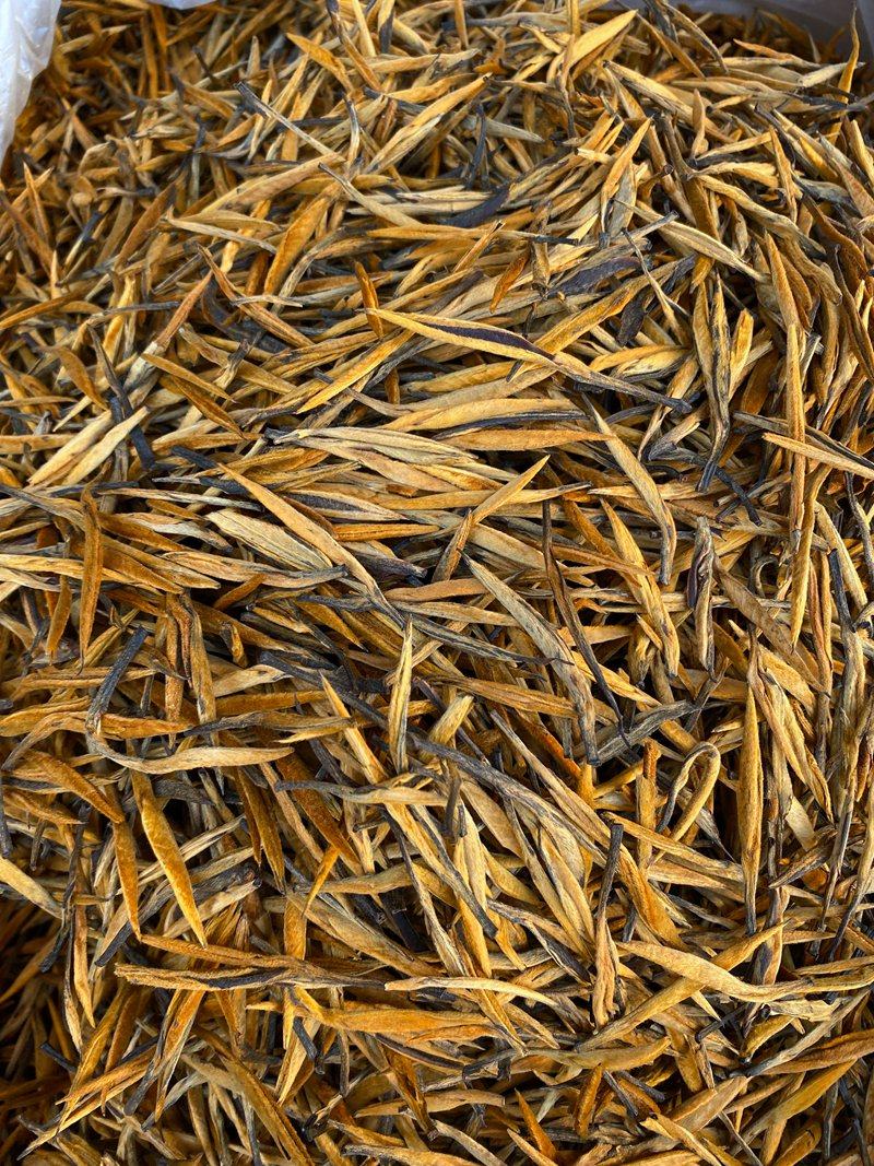 红茶大金金针云南滇红散装500g凤庆金芽直条滇红