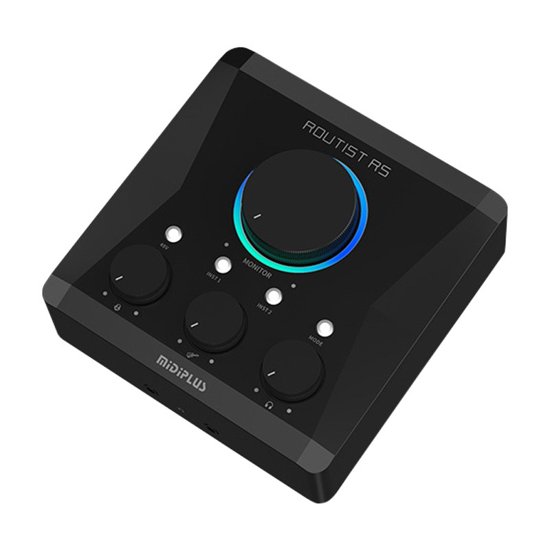 midiplusroutistrs外置电脑声卡usb迷笛手机直播声卡