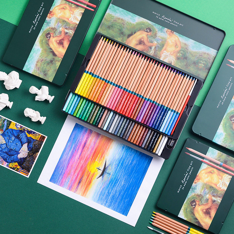 彩色铅笔绘画零基自学入门套装36色初学者手绘彩铅