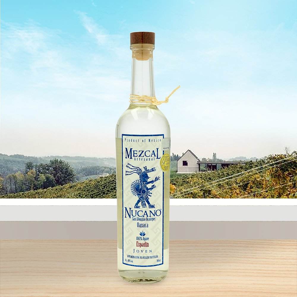 欧洲直邮nucano龙舌兰酒espadinjoven梅斯卡尔700ml45vol龙舌兰