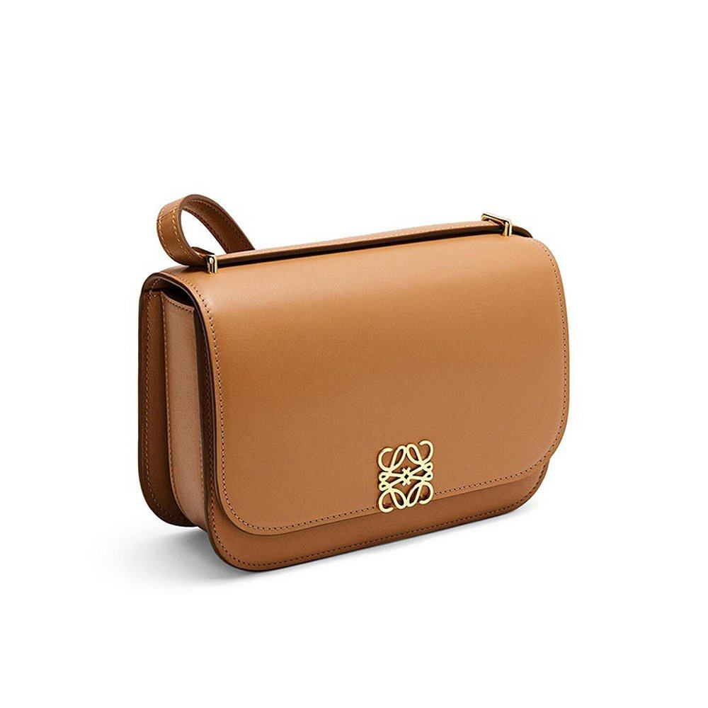 欧洲直邮loewe罗意威21秋冬新款goya系列女士小号暖沙色真丝小