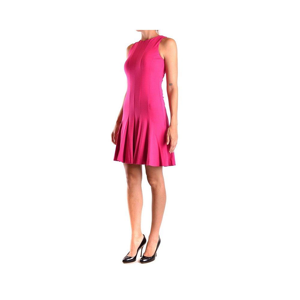 欧洲直邮michaelkors迈克高仕女士粉色无袖圆领连衣裙