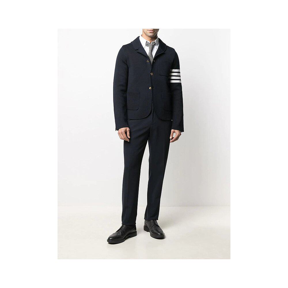 香港直邮thombrowne四条条纹针织西装夹克mkj024d00014夹克