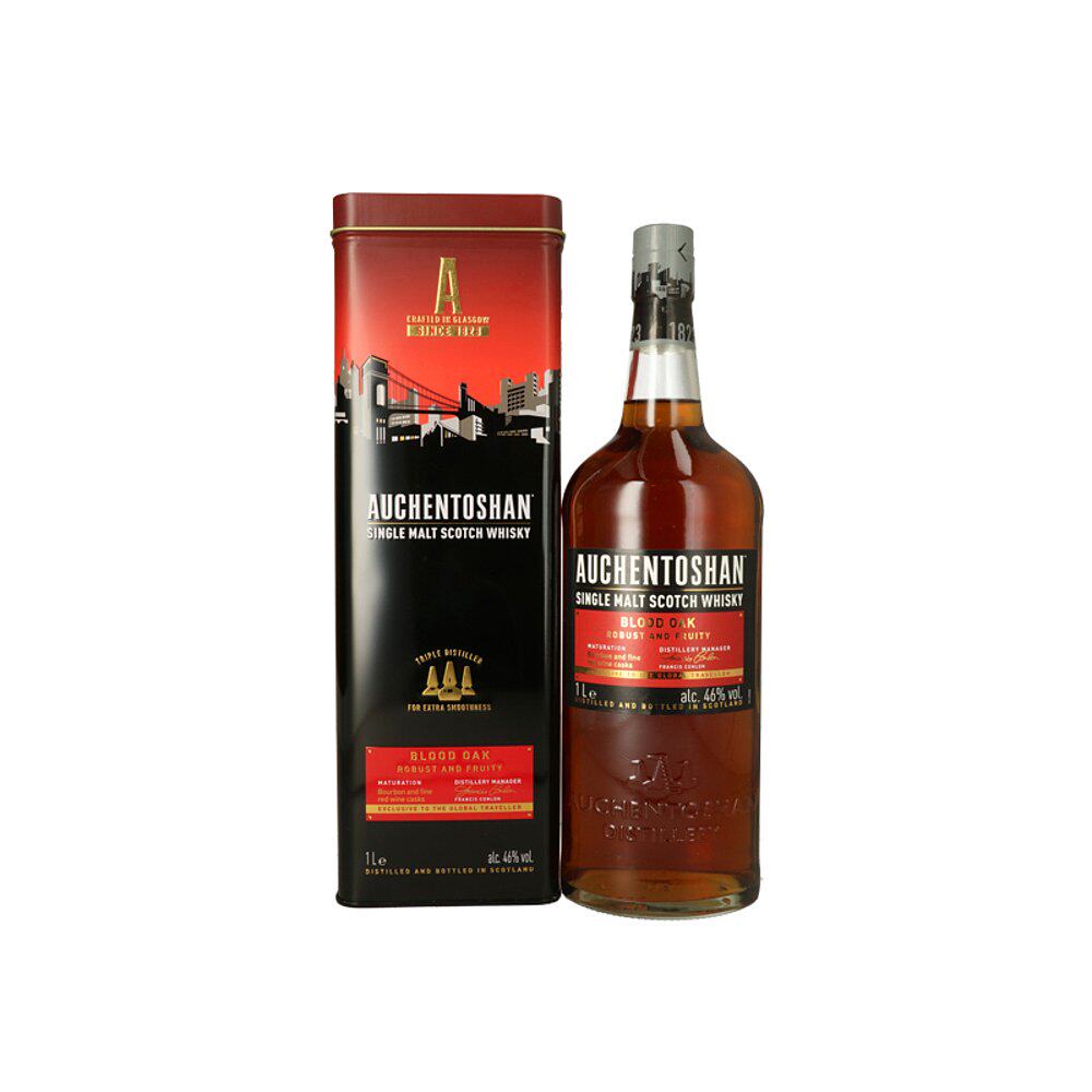 欧洲直邮auchentoshan欧肯肯特轩威威士忌46vol1000ml英国国礼威士忌