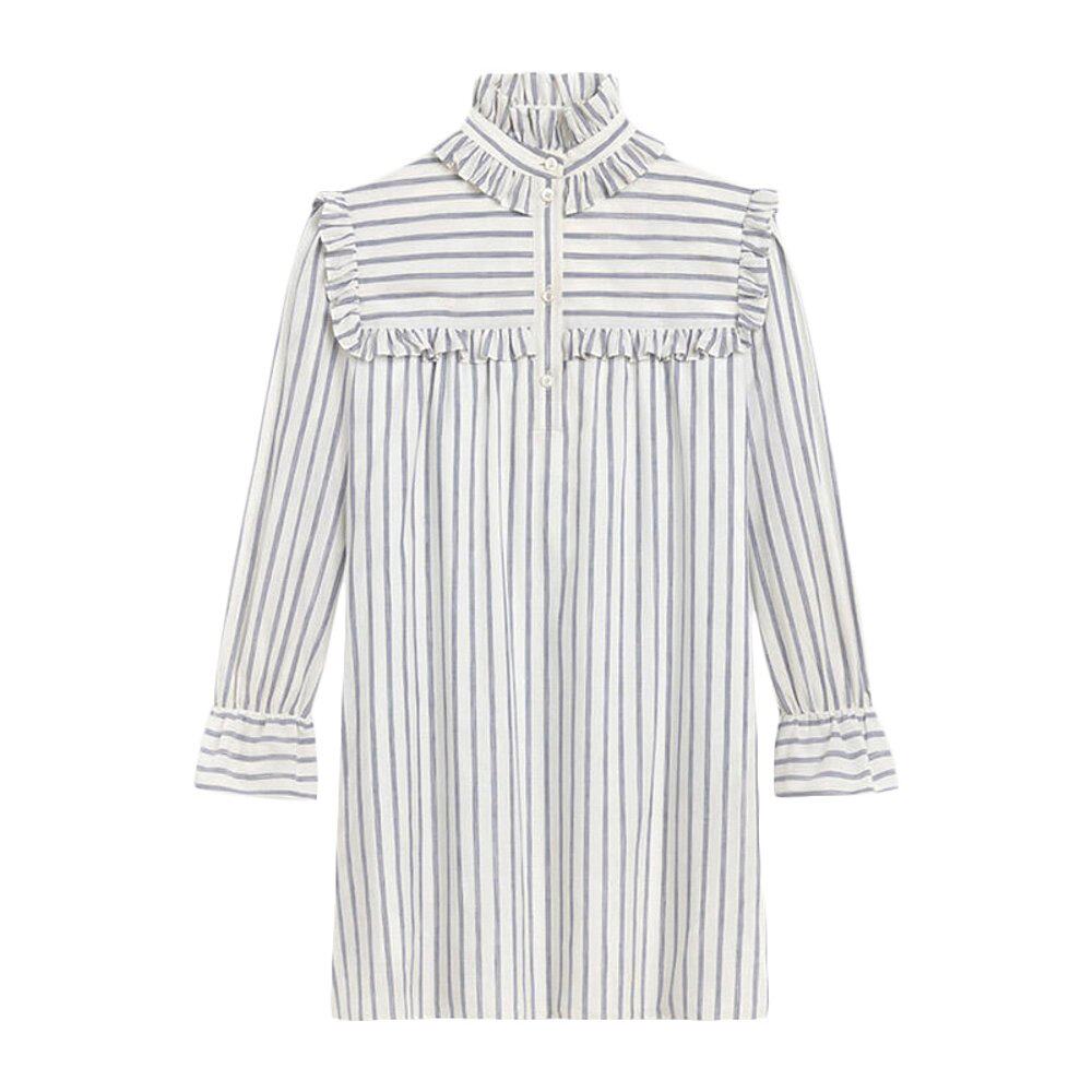 香港直邮celine思林女士条纹棉质衬衫衬衫