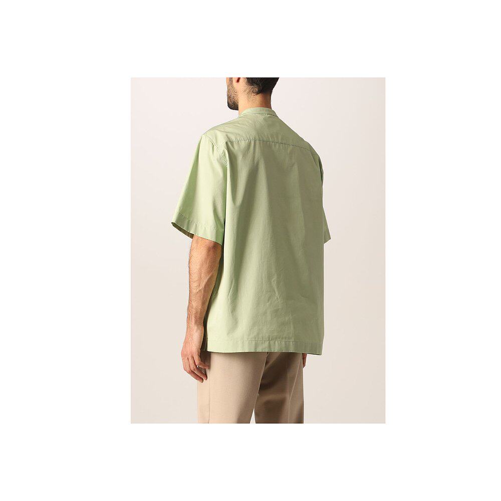 香港直邮jilsander纽扣短袖衬衫jsmu600526mu245200衬衫