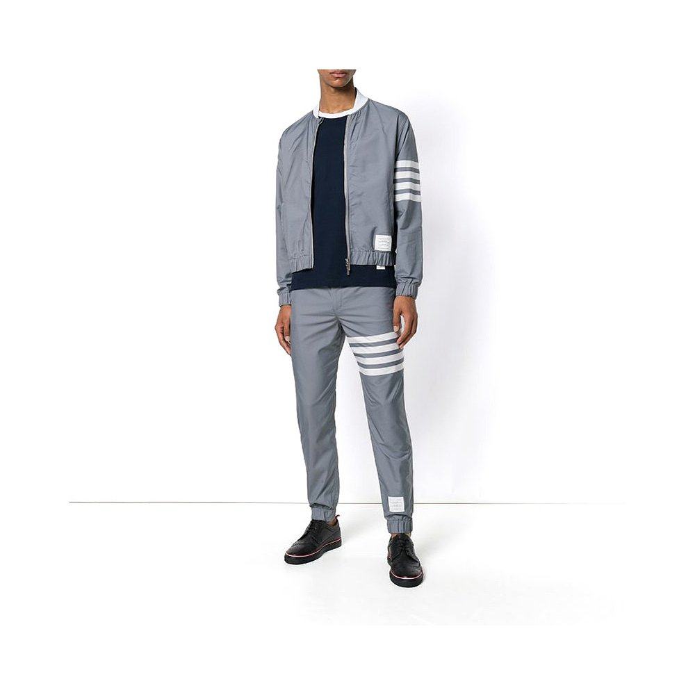 香港直邮thom browne 男士短袖 mjs083a-01454-100