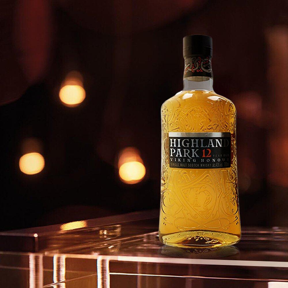 欧洲直邮highlandpark高原骑士12年苏格兰单一麦芽威士忌酒威士忌
