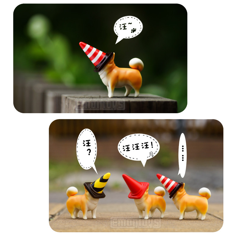 万影迷影迷actoys螺旋狗盲盒手办秋田狗狗盒蛋动漫影视