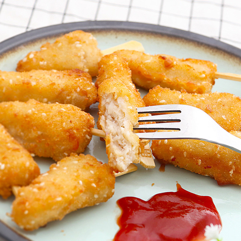儿童推举款a金甲鸡柳400g冷冻半成品黄金无骨鸡柳kfc油炸小吃