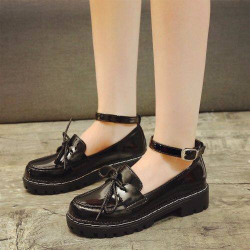 日系娃娃时尚女仆尖头洛丽居家鞋塔居家凉拖