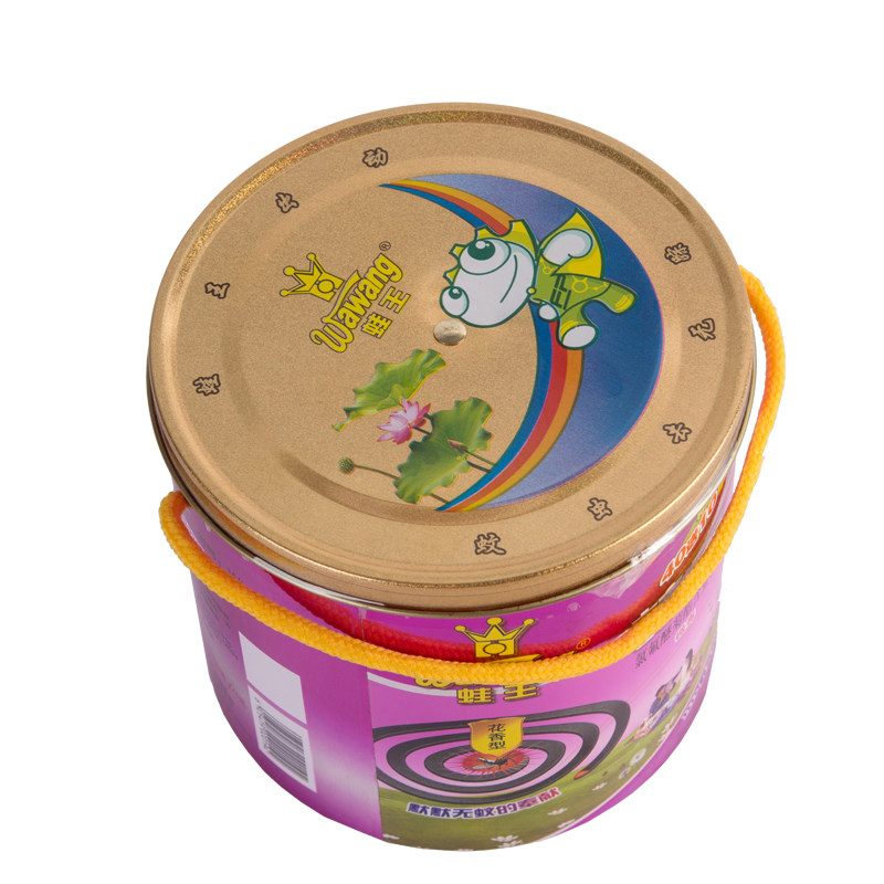 蚊香蛙王盘花香型强力力驱加强型高效灭蚊单盘盘香