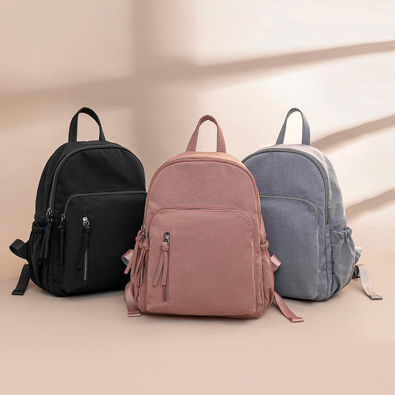 牛津布双肩包2021新款时尚大容量中学生初中大学生书包双肩背包