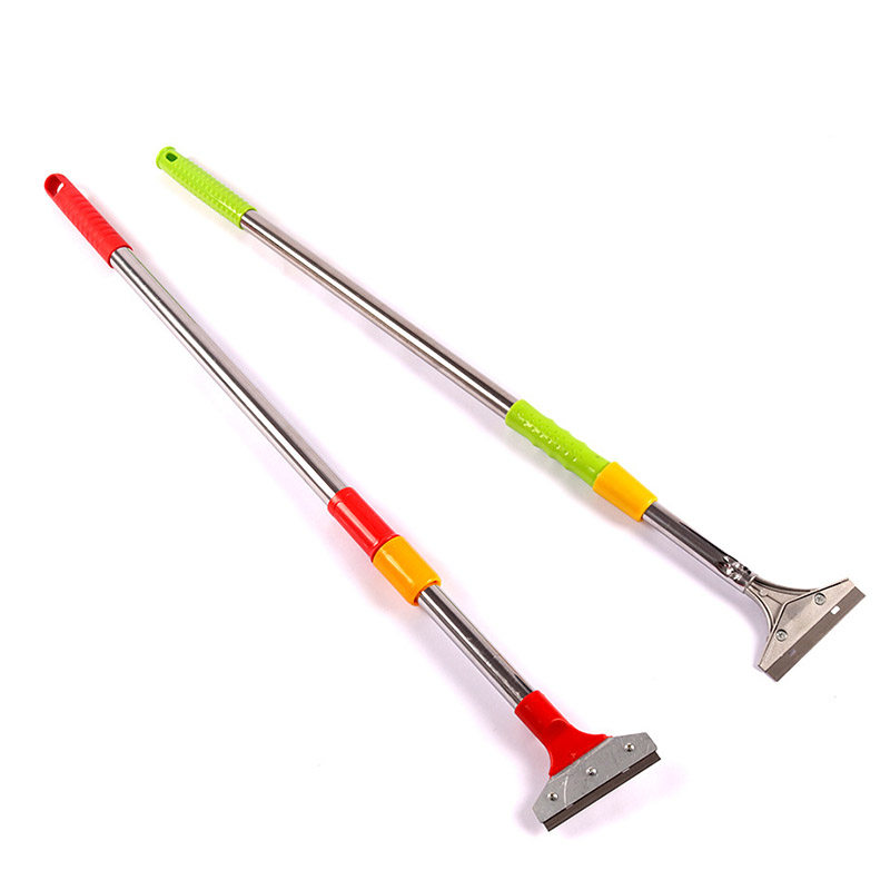 不锈钢保洁工铲子玻璃刮刀铲墙工具保洁伸缩瓷砖铲刀