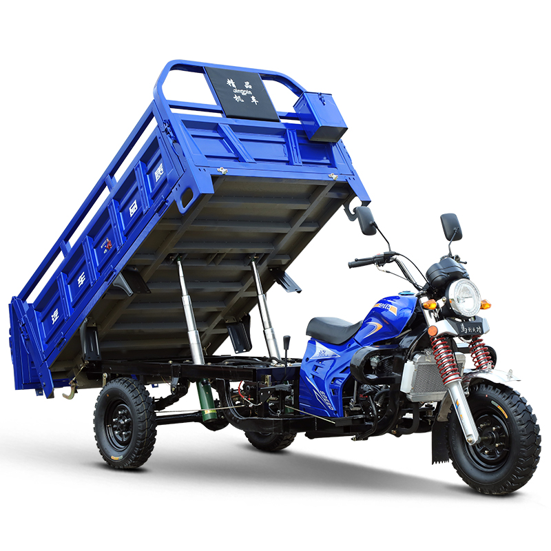 正三轮摩托车300cc水冷发动机汽油燃油农用五轮液压自卸车载重王