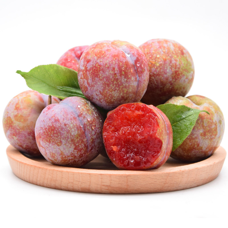 现摘新鲜三华李红心李子新鲜鸡血李红心李孕妇水果5斤带箱装_双氙车灯