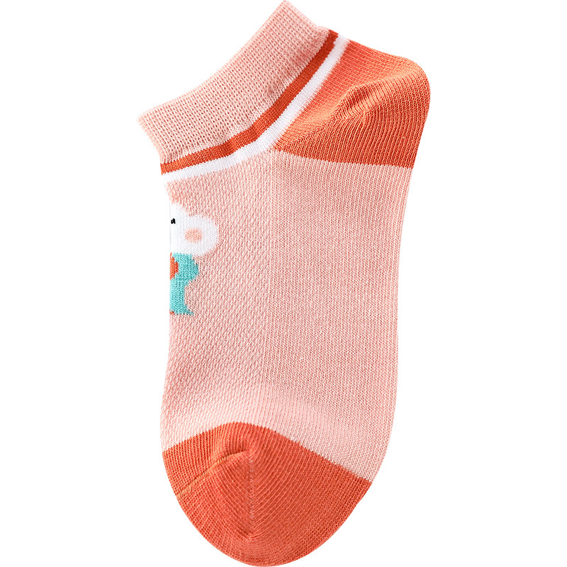 女童袜子夏季薄款纯棉透气网眼船袜小学生中大儿童袜子016岁