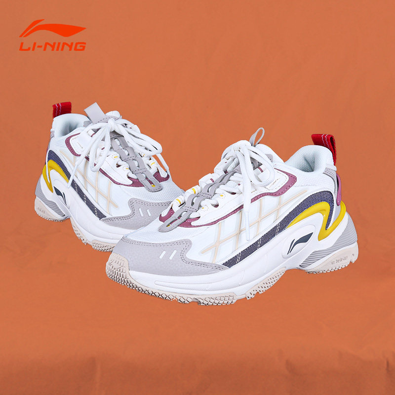 李宁女鞋休闲鞋2021年春季新款星云og情侣牛年板鞋