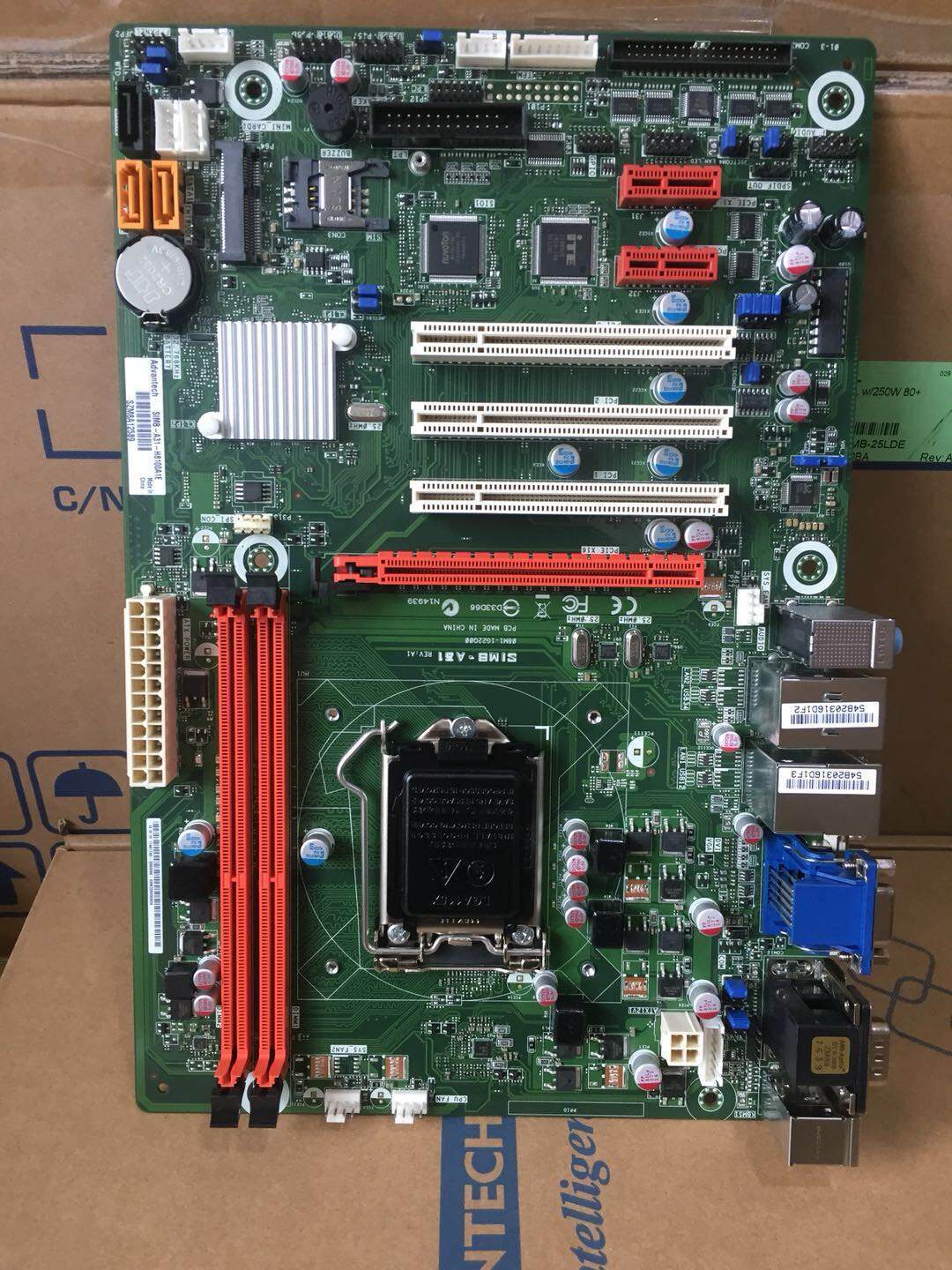 研华工控机主板simba31四代cpu双网口sim4g插槽主板