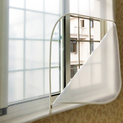 冬季保暖密封隔冷防雾霾气泡膜挡风窗户飘窗阳台防风保温拉链窗帘