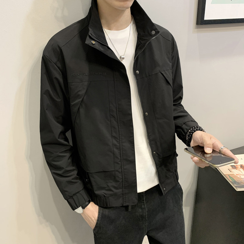 网红痞帅炸街外套男韩版潮流个性帅气百搭夹克夹克