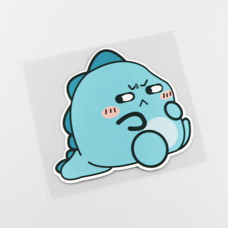 yjzt可爱卡通恐龙个性车身贴纸装饰划痕遮挡汽车装饰贴