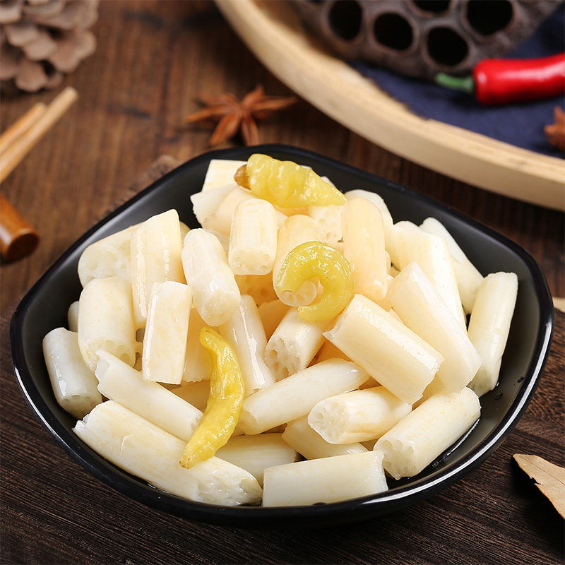 2袋送1袋泡藕带泡椒藕尖酸辣味藕下饭菜泡菜腌制