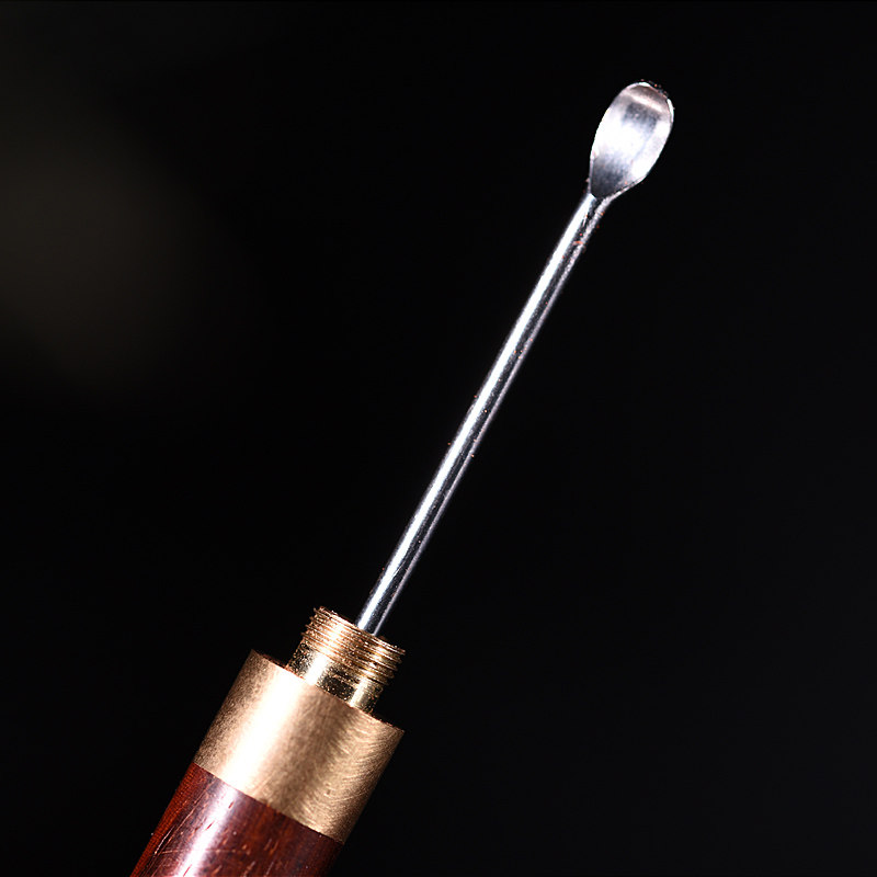 印度小叶紫檀便携掏耳勺成人红木采耳工具小巧玲珑木雕