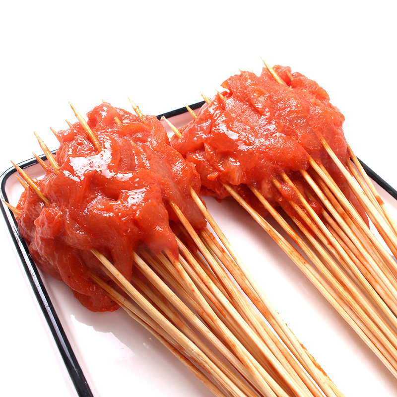 里脊肉串烧烤食材里鸡肉半成品冷冻串串香油油炸鸡肉丸