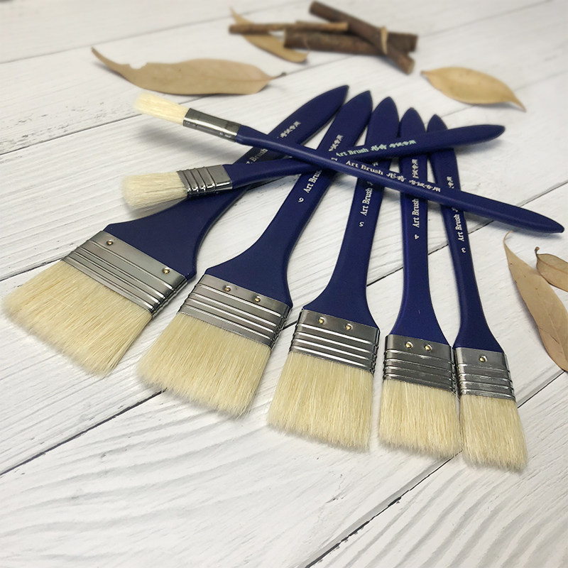 笔刷刷子颜料油画专用底纹粉刷水粉画笔墙绘水粉