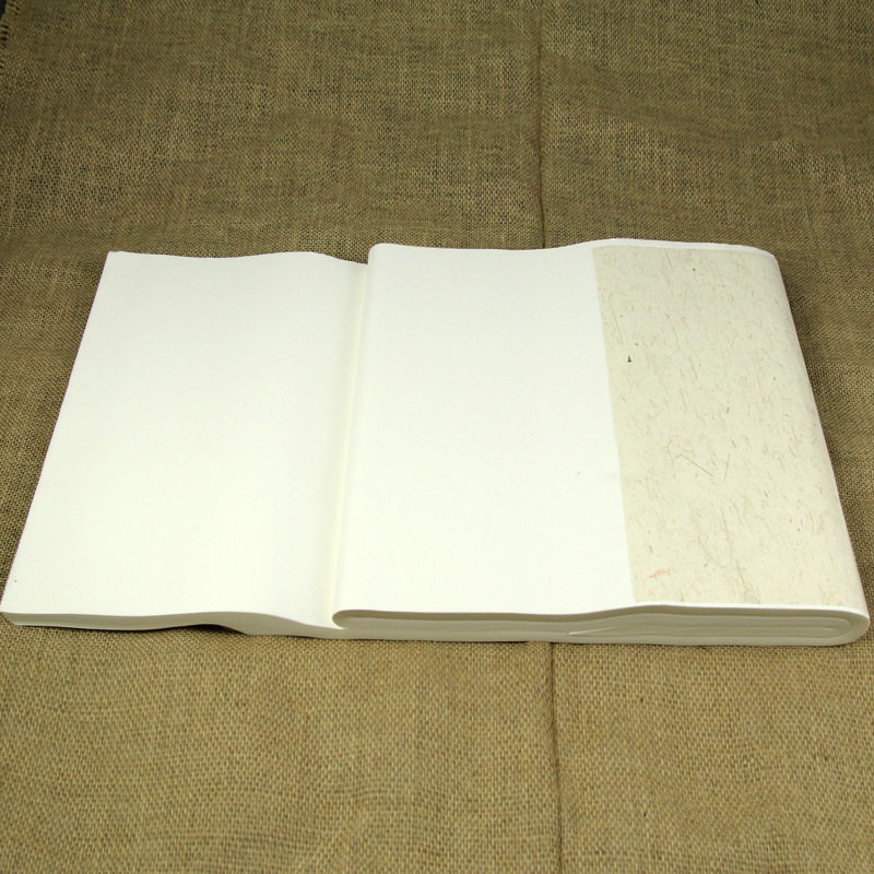 安徽四尺书法国画净皮古法生宣对开泾县文房四宝宣纸