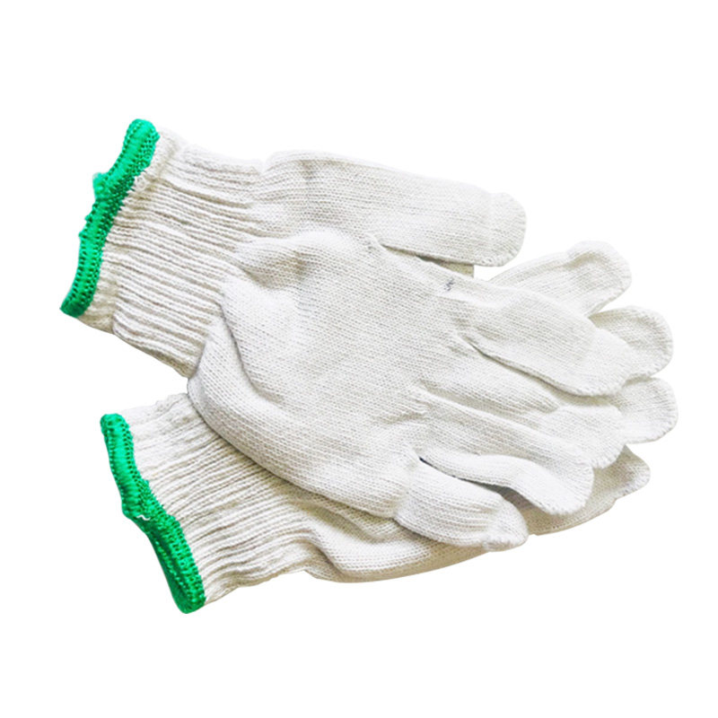 劳保手套耐磨保洁做工白色白色棉棉麻纱布工人常规家务手套
