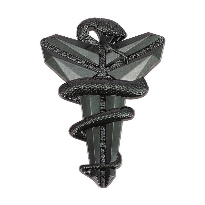 汽车纪念科比黑曼巴精神nba个性贴标3d立体汽车装饰贴