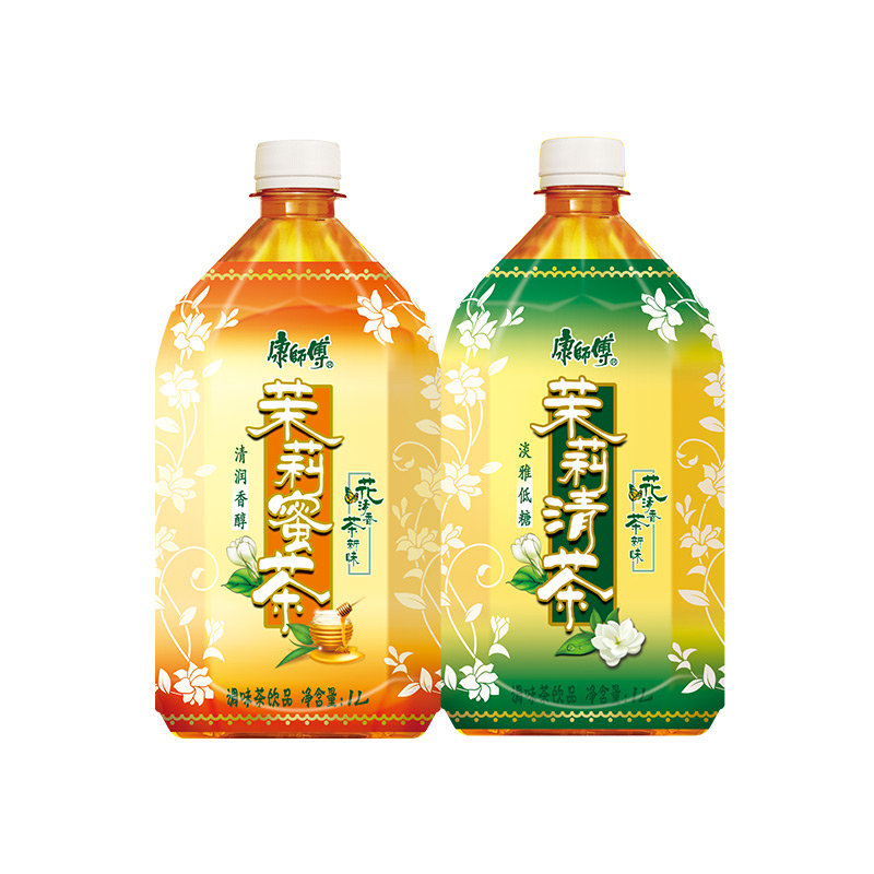 慢友专享抵现红包康师傅茉莉蜜茶1l10瓶赠茉莉清茶1l2瓶