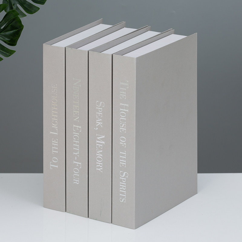 简约装饰书仿真书摆件样板间客厅道具模型咖啡厅电视柜装饰书假书